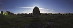 Ciel étoilé et menhirs de Carnac 