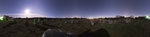 Ciel étoilé et menhirs de Carnac -Panorama