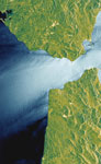 Détroit de Gibraltar vu par satellite
