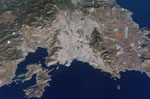 Athènes vue depuis la station spatiale internationale