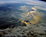 Mer du Nord vue depuis l'espace