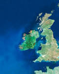 L'Irlande vue par le satellite Envisat