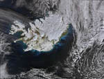 Islande vue par le satellite ENVISAT