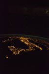 L'Italie vue de nuit