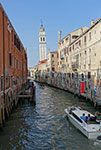 Le campanile penché de San Giorgio dei Greci - Venise
