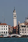 Le campanile penché de San Giorgio dei Greci - Venise
