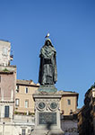 Statue de Giordano Bruno à Rome