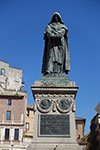 Statue de Giordano Bruno à Rome