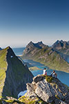 Au sommet du Munkan - Iles Lofoten - Norvège