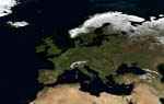 L'Europe vue par satellite en Avril 2004