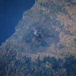L'Etna (Sicile) vu  par navette Columbia 07/1996
