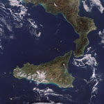 L'Etna en éruption vu par Envisat 25/11/2006