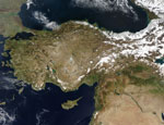 La Turquie vue par satellite 