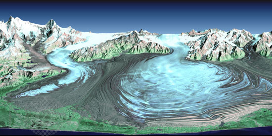 Glacier Malaspina, Alaska
