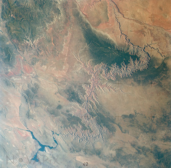 Grand Canyon, Arizona, vu par Skylab - 1973