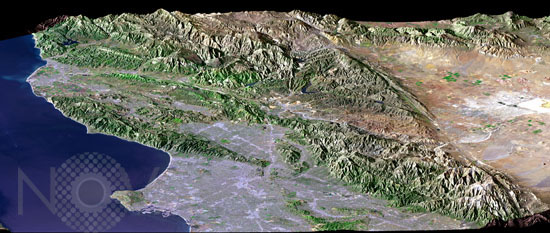 Los Angeles et la faille de San Andreas