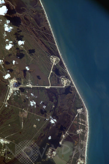 Cap Canaveral, Floride, vu par ISS 04-2005