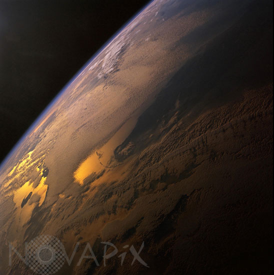 Florida seen from the space shuttle Discovery in december 1999