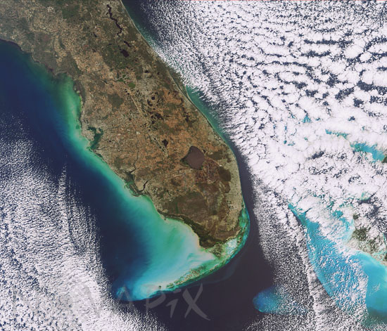 La Floride vue par le satellite Envisat