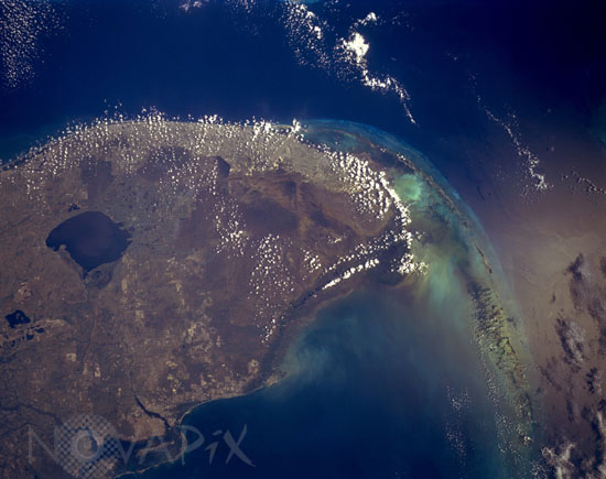 Le sud de la Floride vue depuis l'espace - 10/1992