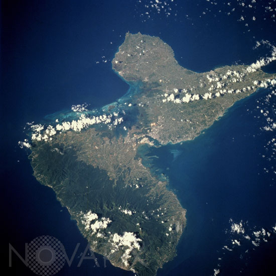Guadeloupe from Discovery 09/1994