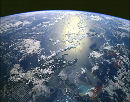 Haiti, Hispaniola island seen by Discovery in December 1999