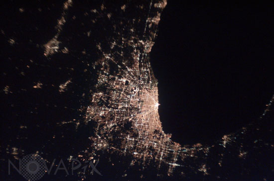 Chicago vue de nuit