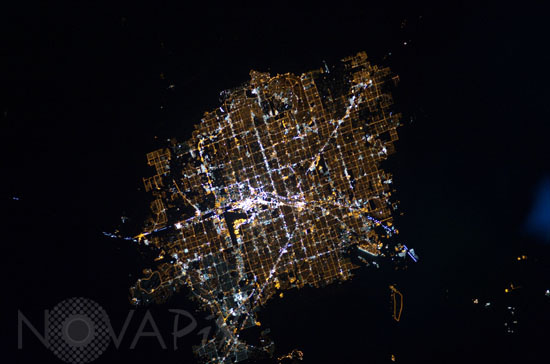 Las Vegas, Nevada Metropolitan Area at Night -11/2010
