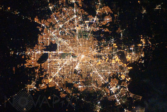 Houston vue de nuit