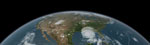 L'Amérique du Nord vue par satellite