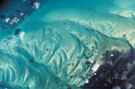 Bancs de sable des Bahamas vus depuis l'espace