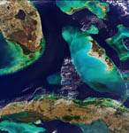 Cuba, Floride et Bahamas vues par le satellite Envisat