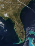 La Floride vue par satellite - 02/2003