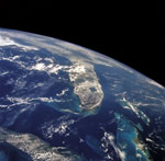 Floride vue par la navette Atlantis 08/1992