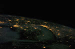 Chicago et Middle West vus de nuit