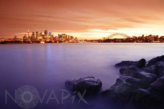 Coucher de soleil sur Sydney 