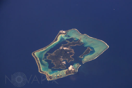 Bora Bora seen from space