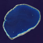 Atoll de Tikehau vu de l'espace