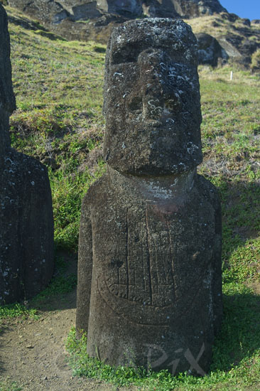 Moai on Easter island