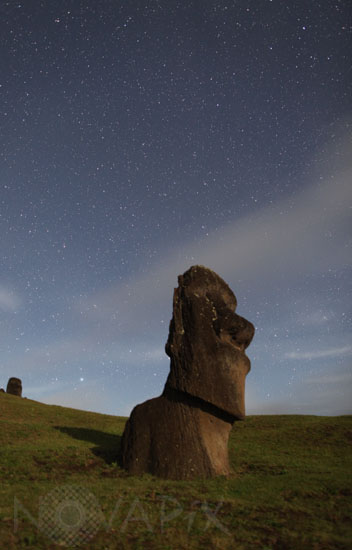 Moai on Easter island