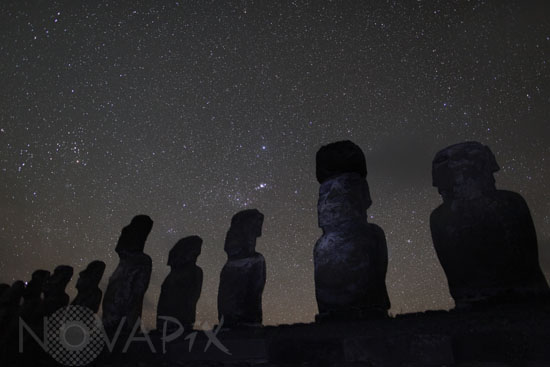 Moai on Easter island