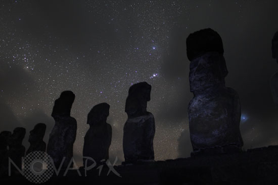 Moai on Easter island