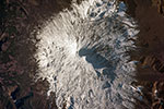 Volcan Llaima vu de l'espace