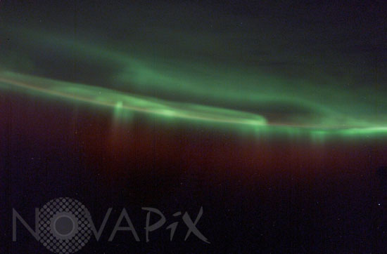 Aurora australis from ISS