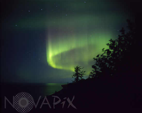 Aurora borealis in Alaska 09/2003