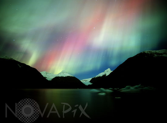 Aurora borealis in Alaska 10/2003