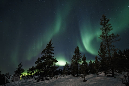 Aurore boréale en Norvège