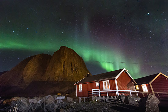 Aurore boréale - Lofoten - Norvège