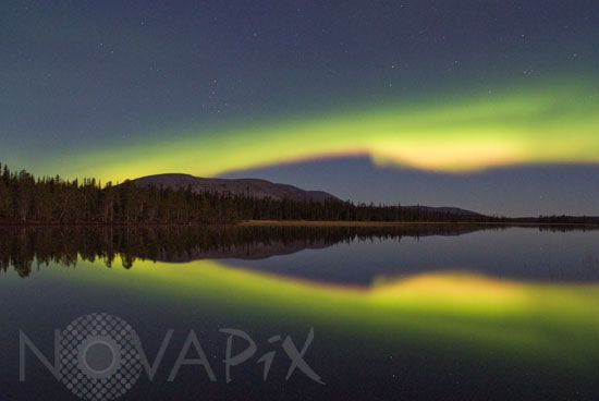 Aurora borealis in Finland 08/2007