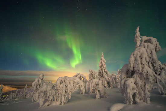 Aurore boréale -Finlande - 12/2005